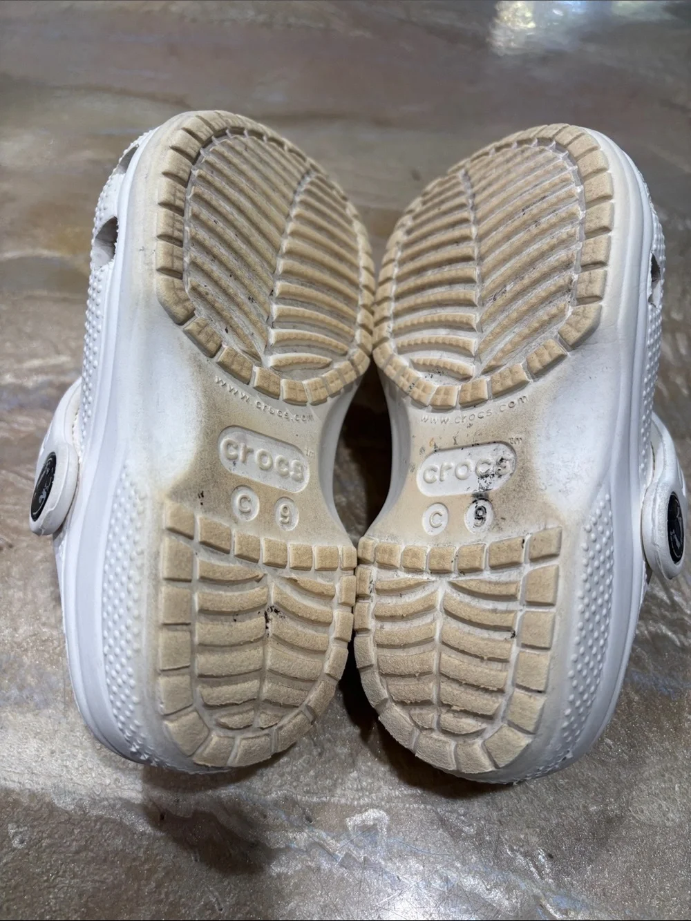 CROCS CLOG Classic Comfort White Lightweight Size Kid C9